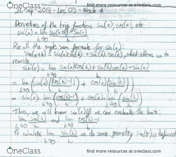 MATH 1000 Lecture 10: MATH 1000 - 26 SEP 2018 - WEEK 4 cover image