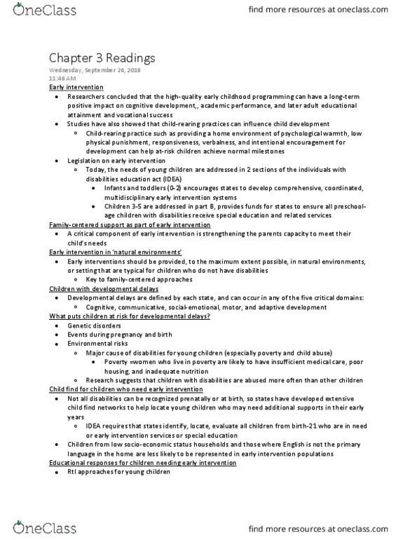 Psychology 2043A/B Chapter Notes - Chapter 3: Family Values thumbnail