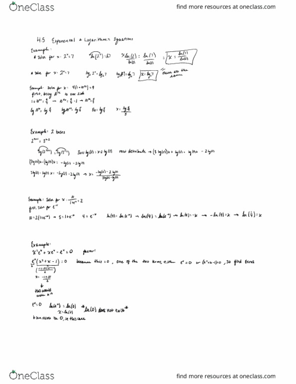 MATH 1150 Lecture Notes - Lecture 16: Binary Logarithm, Toga cover image