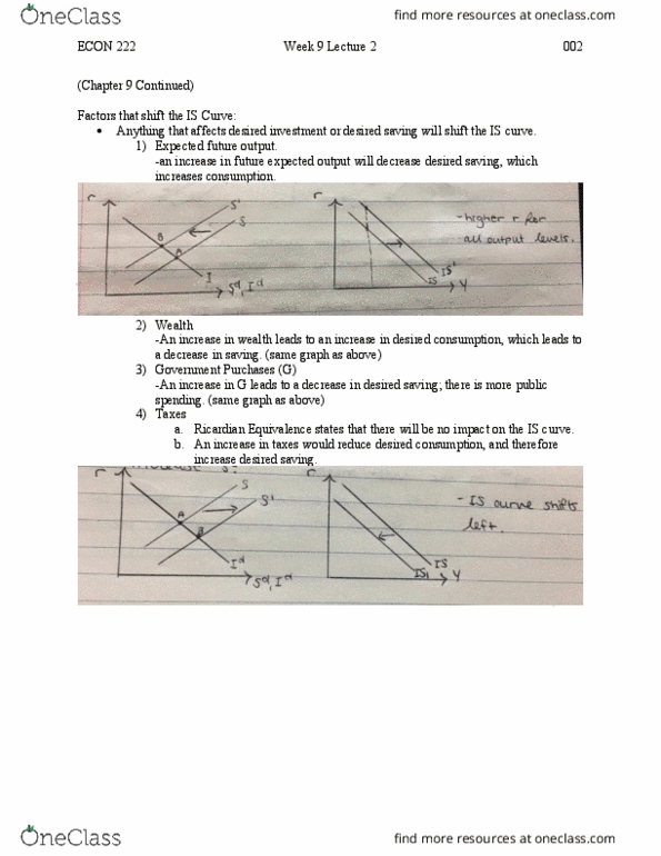 ECON 222 Lecture Notes - Lecture 25: Tax Rate, Ricardian Equivalence, Economic Equilibrium thumbnail