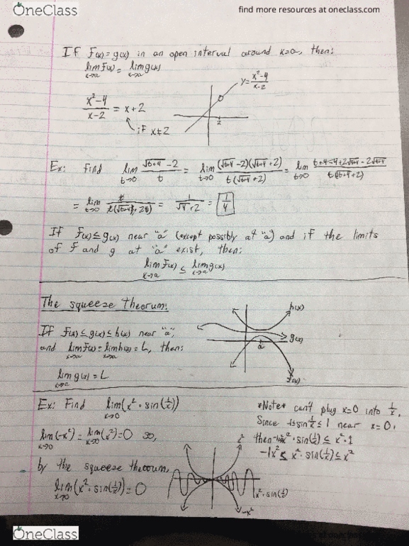 MATH114 Lecture 4: The Squeeze Theorum cover image