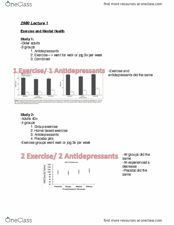 Kinesiology 2980A/B Lecture 1: 2980 Exercise and Mental Health thumbnail
