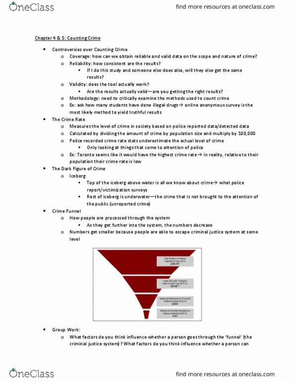 CRCJ 1000 Lecture Notes - Lecture 3: Iceberg, Cyberbullying, Hate Crime thumbnail