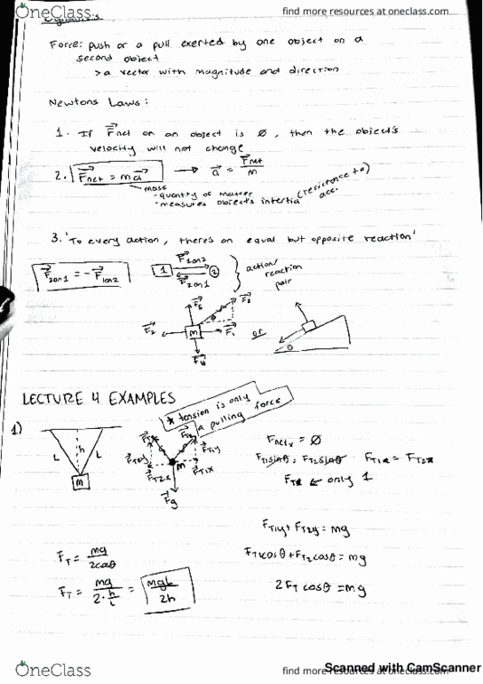 PHYS 195 Lecture 4: Dynamics Part 1 thumbnail