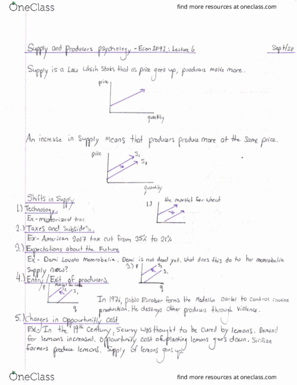 ECON 1P91 Lecture 6: Fall 2018 cover image