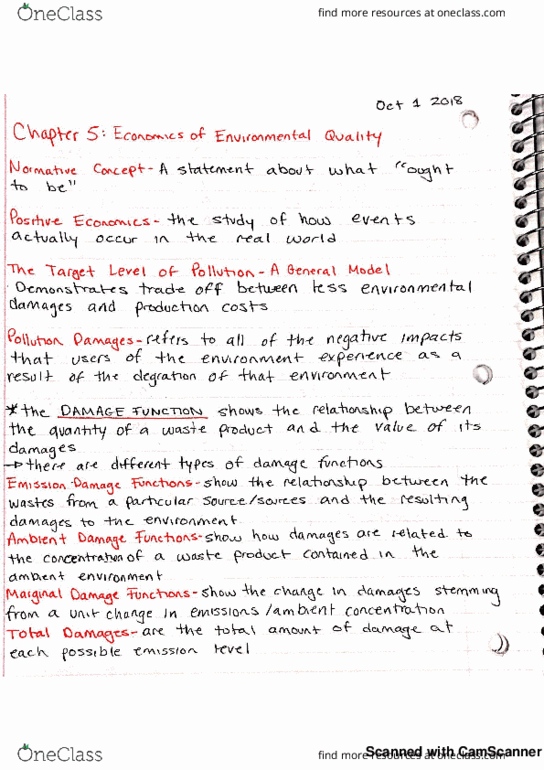 EC238 Chapter 5: Economics of Environmental Quality thumbnail