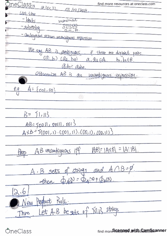 MATH239 Lecture 11: Math 239 Lecture 11 - Section 2.6 New Product Rule thumbnail