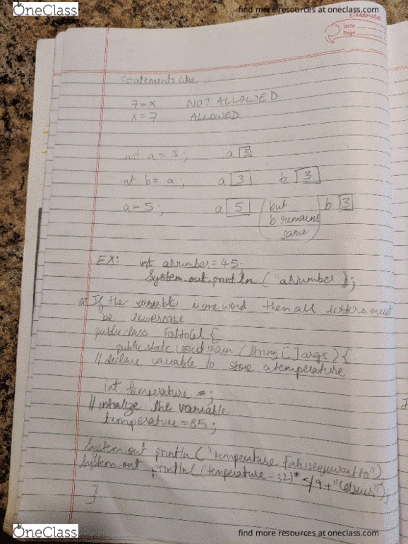 COMP 202 Lecture 3: COMP 202- Lecture- 3 (Variables, Primitive Data Types, and Math Operators) & 4(Expressions, Command Line Arguments, and Random numbers)- 11th Sept Tuesday- Part 2 cover image