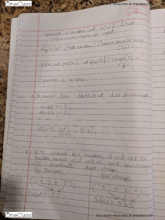 COMP 202 Lecture 4: COMP 202- 4(Expressions, Command Line Arguments, and Random numbers)- 13th Sept Thursday- Part 5 cover image