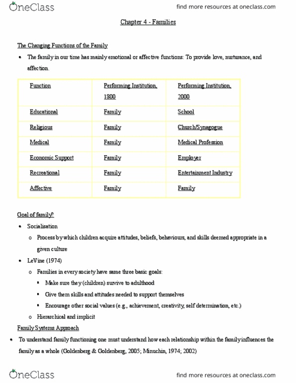 PSY 3105 Lecture Notes - Lecture 4: Positive Feedback, Attachment Theory, Nuclear Family thumbnail