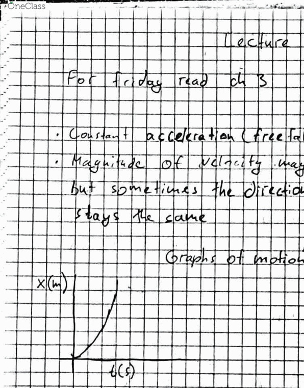 PHYS 5A Lecture 3: Phys 5A; Lecture 3 cover image