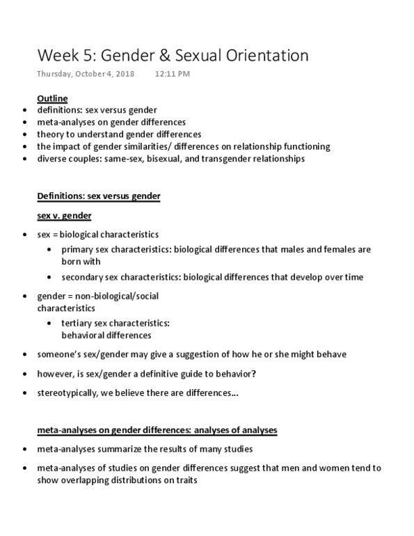 PSY327H5 Lecture 5: Week 5 Gender & Sexual Orientation thumbnail