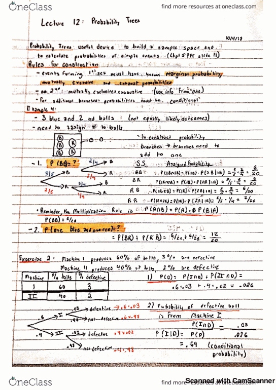 STAT 1000Q Lecture 12: Probability Trees thumbnail