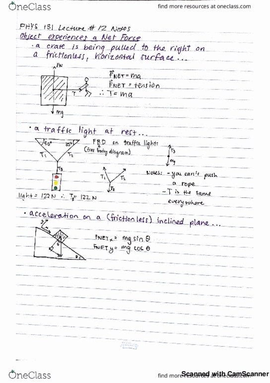 PHYS 131 Lecture 13: Free Body Diagrams thumbnail