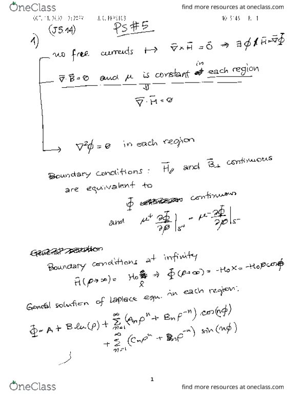PHYSICS 209 Lecture 5: HW5Solutions thumbnail