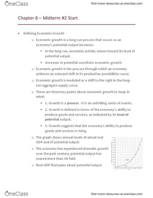 ECON 2002.02 Chapter Notes - Chapter 8: Exponential Growth, Doubling Time, Retained Earnings thumbnail