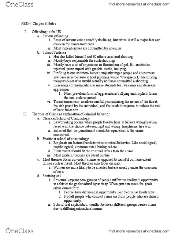 CAS PS 354 Chapter Notes - Chapter 3: Labeling Theory, Dysfunctional Family, Twin thumbnail