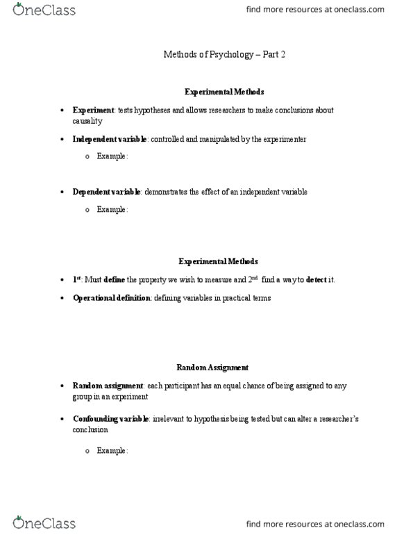 PSYCH 1100H Lecture Notes - Lecture 1: Descriptive Statistics, Informed Consent, Null Hypothesis thumbnail