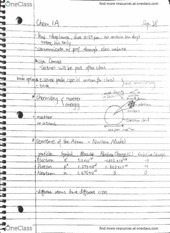 CHEM 1A Lecture 1: Chem1A Sept28 Fri Lec1: Introduction cover image