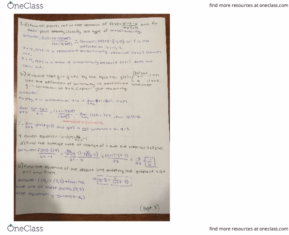 MATH 154 Lecture 14: Math 154 D100-Lecture 14-Midterm Exam 1 Solutions (pg 3) cover image