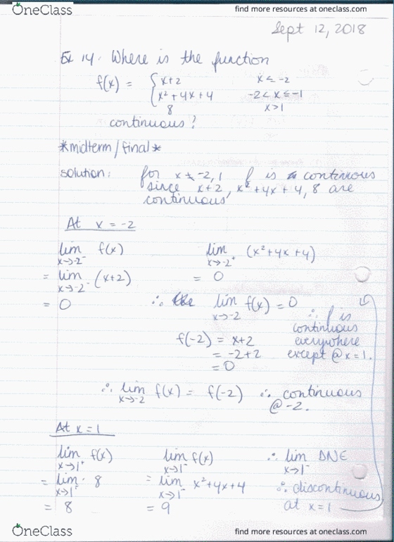 MATH 1000 Lecture 4: Math 1000 Notes September 12- Section 2.5 continued cover image