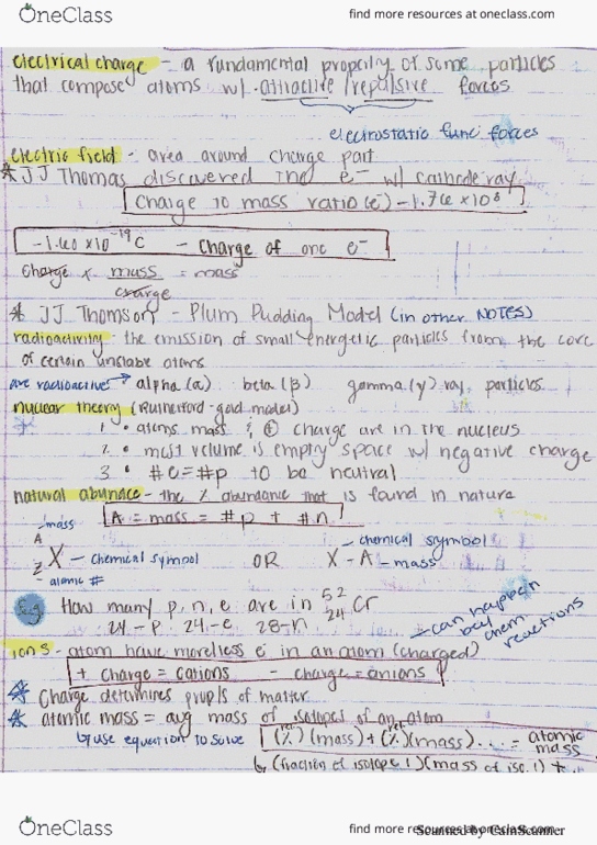 CHEM 1A Lecture 1: 40040 - Lecture 1 - Atoms cover image