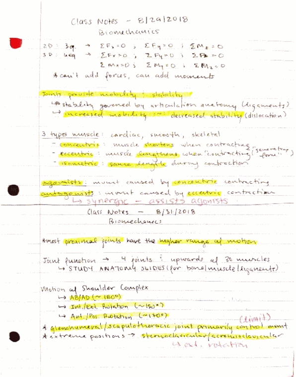 EGRB 310 Lecture 5: Biomechanics Chapter 5 (Ozkaya) Notes thumbnail