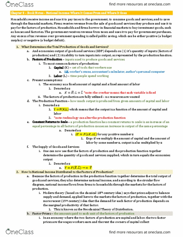 ECN 101 Chapter Notes - Chapter 3: Real Wages, Profit Maximization, Espresso Machine thumbnail