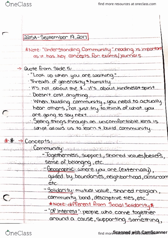 Sociology 2215A/B Lecture 2: September 19 thumbnail