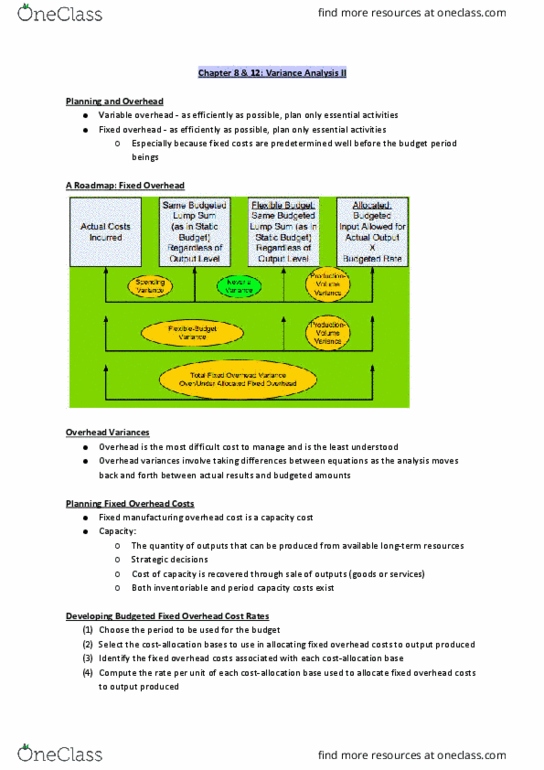 ACCT 361 Lecture Notes - Lecture 8: Customer Retention, Service Design, Opportunity Cost thumbnail