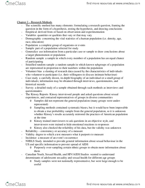 SMF204 Chapter Notes - Chapter 2: Vasoconstriction, Myotonia thumbnail