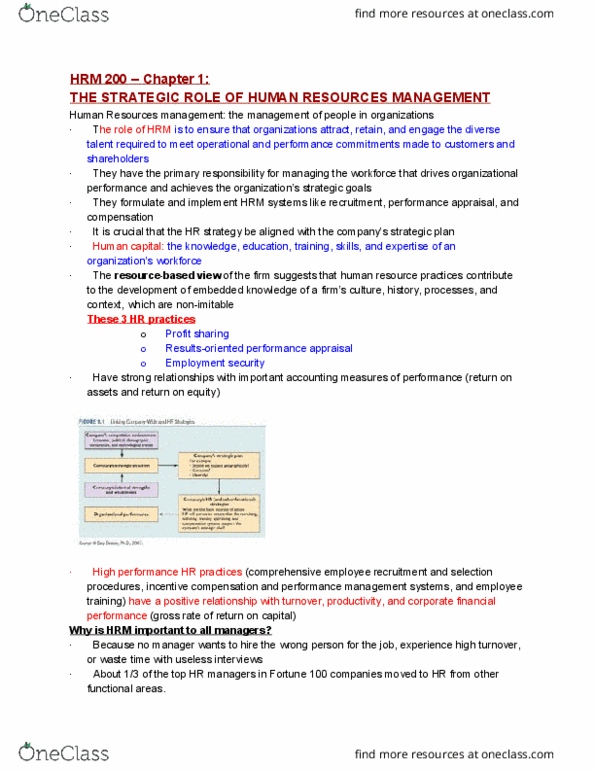 HRM200 Chapter 1: HRM 200 - Chp1 thumbnail