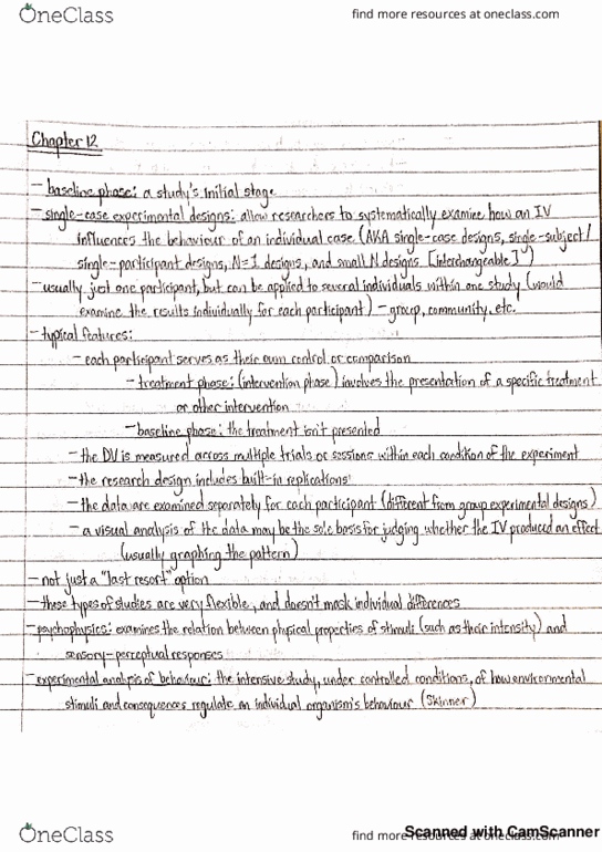 PSYC 201W Chapter 12: PSYC 201 Chapter 12 thumbnail