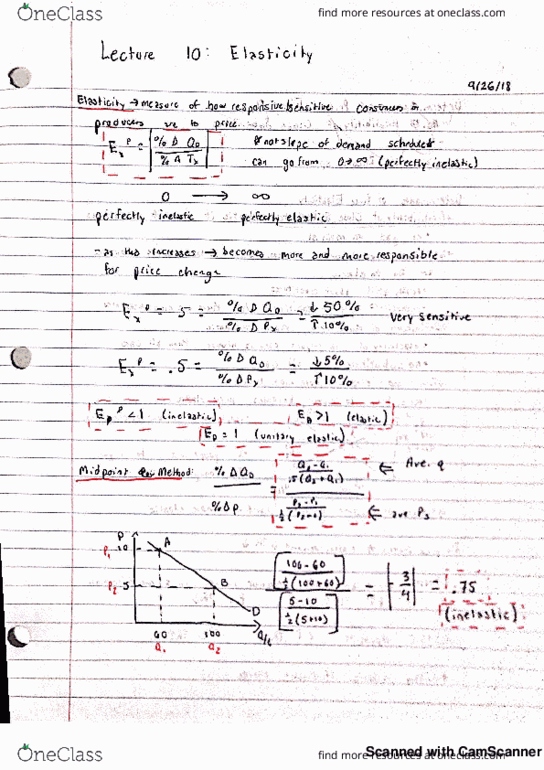 ECON 1201 Lecture 10: Elasticity (Midpoint Method) thumbnail