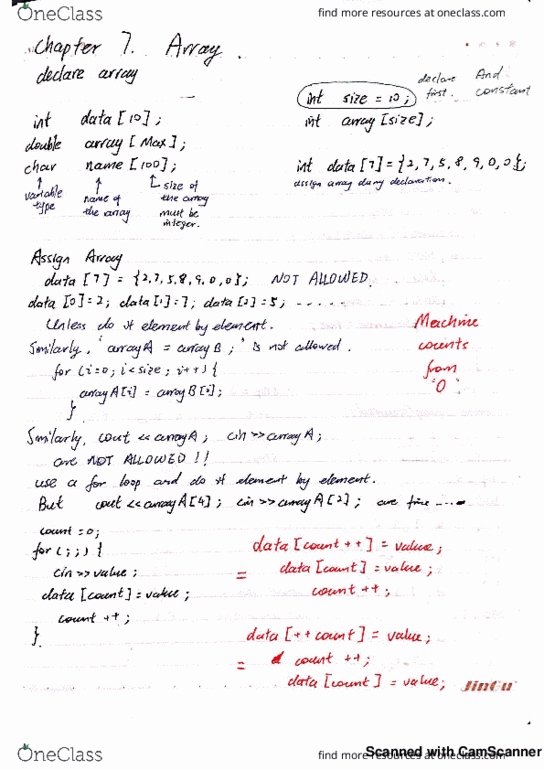 ECOR 1606 Lecture 14: ECOR1606- chapter 7 array thumbnail