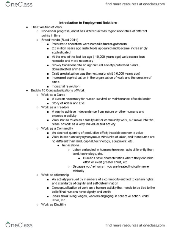 IRE240H1 Lecture Notes - Lecture 1: Industrial Revolution, Motivation thumbnail