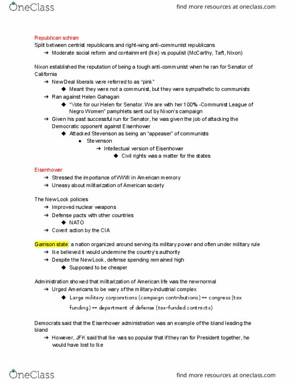 HIST 166C Lecture Notes - Lecture 2: American Memory, Mao Zedong, Machismo thumbnail