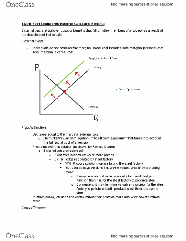 ECON-E 201 Lecture Notes - Lecture 16: Externality, Social Cost, Influenza Vaccine cover image