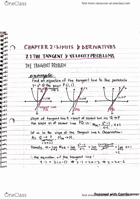 MATH 151 Lecture 6: chapter 2.1 thumbnail
