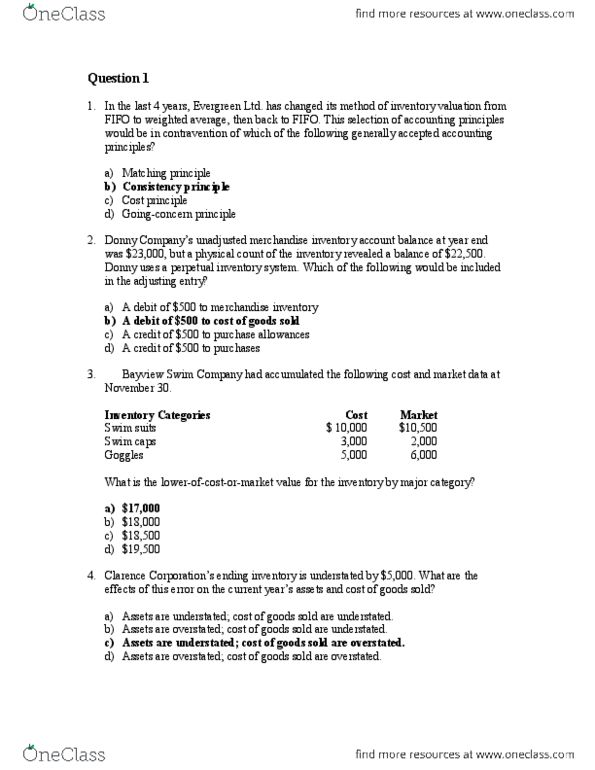 MGAB01H3 Lecture Notes - Perpetual Inventory, Accounts Payable, Weighted Arithmetic Mean thumbnail