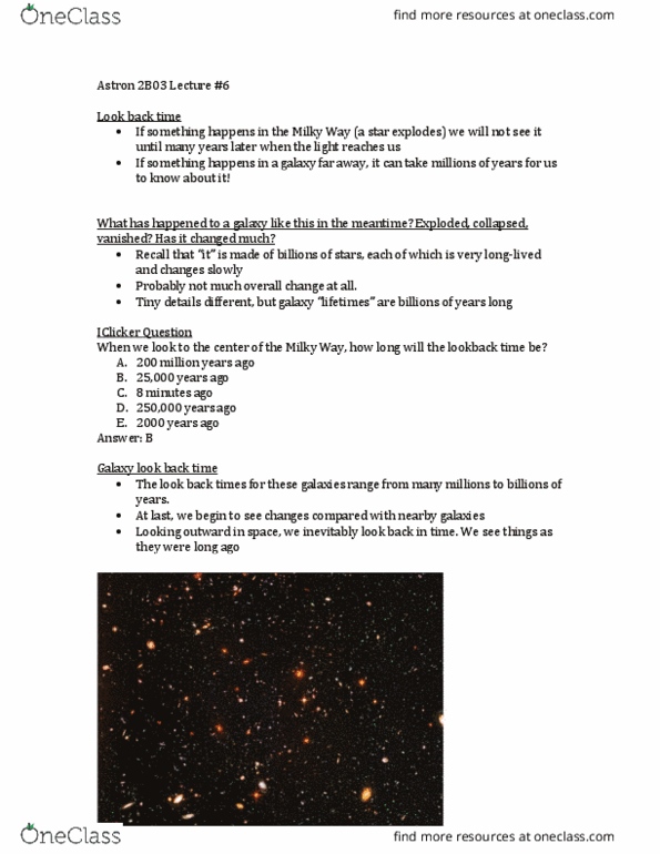 ASTRON 2B03 Lecture Notes - Lecture 6: Before Present, Cosmic Distance Ladder, Blueshift thumbnail