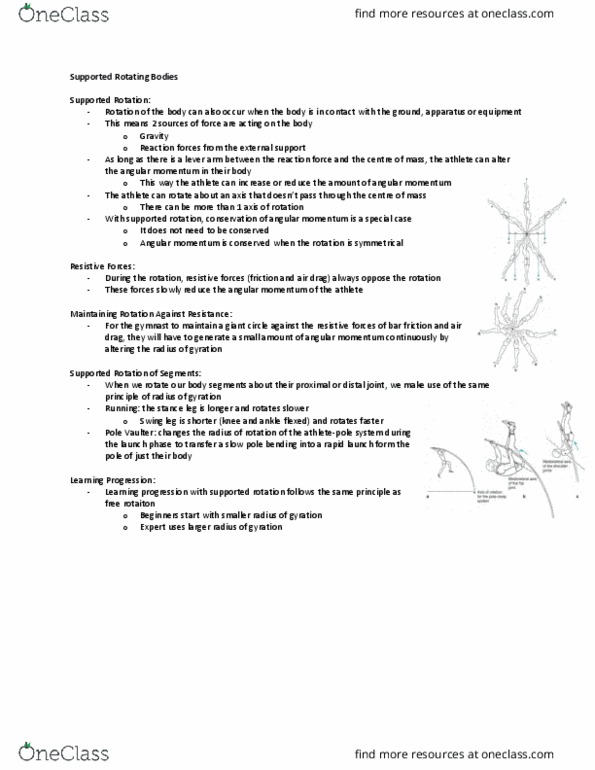 Kinesiology 2241A/B Lecture Notes - Lecture 31: Pole Bending thumbnail