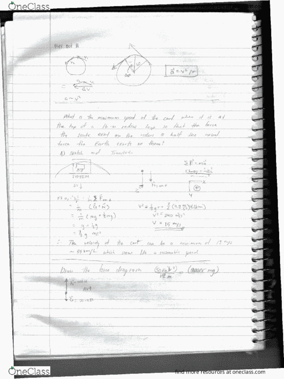 PHY131H1 Lecture 12: Physics Unit 2 Lecture 1 Page 2 cover image
