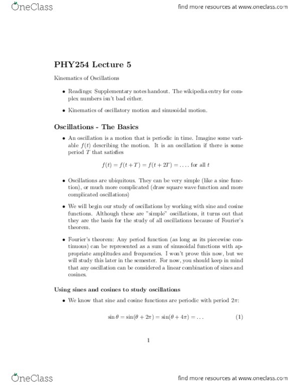 PHY354H1 Lecture Notes - Angular Frequency, Unit Vector, Scientific Notation thumbnail