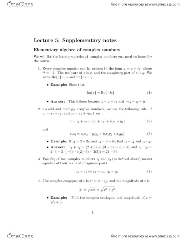 PHY354H1 Lecture Notes - Bmw I8, Elementary Algebra, Cartesian Coordinate System thumbnail