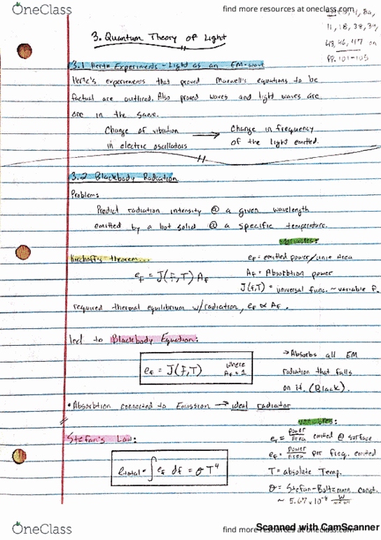 PHYS 505 Chapter 3: Quantum Theory of Light - Modern Physics (3E) - Serway, Moses, Moyer thumbnail