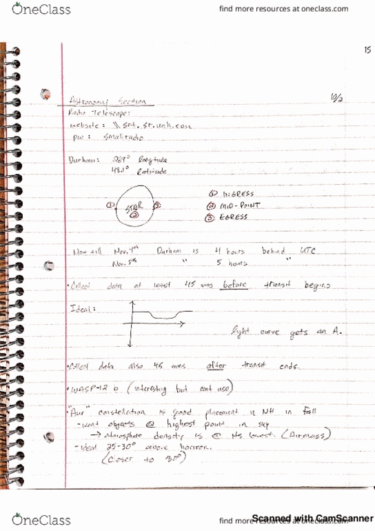 PHYS 705 Lecture 2: (Oct02) - Criteria for Lab 2 - Exploring Exoplanets thumbnail