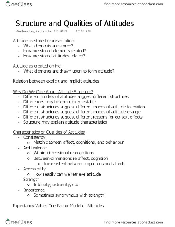 PSYCH 3CB3 Lecture Notes - Lecture 2: Ingroups And Outgroups, Centrality, Discriminant Validity thumbnail