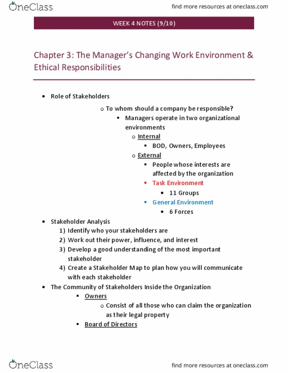 MAN 3025 Lecture Notes - Lecture 5: Corporate Social Responsibility, Radical Transparency, Mci Inc. thumbnail