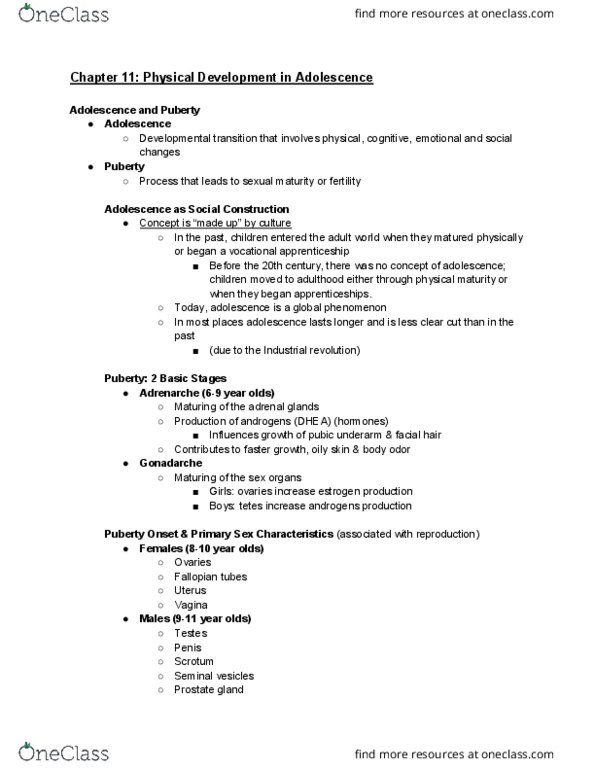 HDFS 225 Lecture Notes - Lecture 16: Junk Food, Pelvis, Diuretic thumbnail